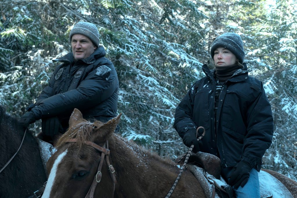 Jason Clarke and Haley Bennett in "The Last Frontier"