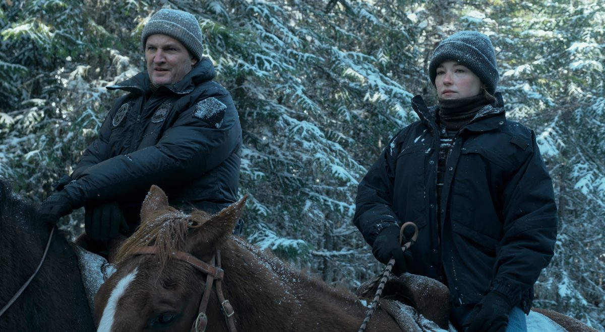 Jason Clarke and Haley Bennett in "The Last Frontier"