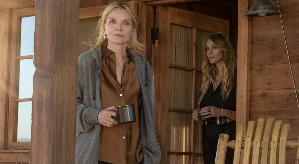 Michelle Pfeiffer as Stacy Clyburn and Beau Garett as Abigail Reese in "The Madison."