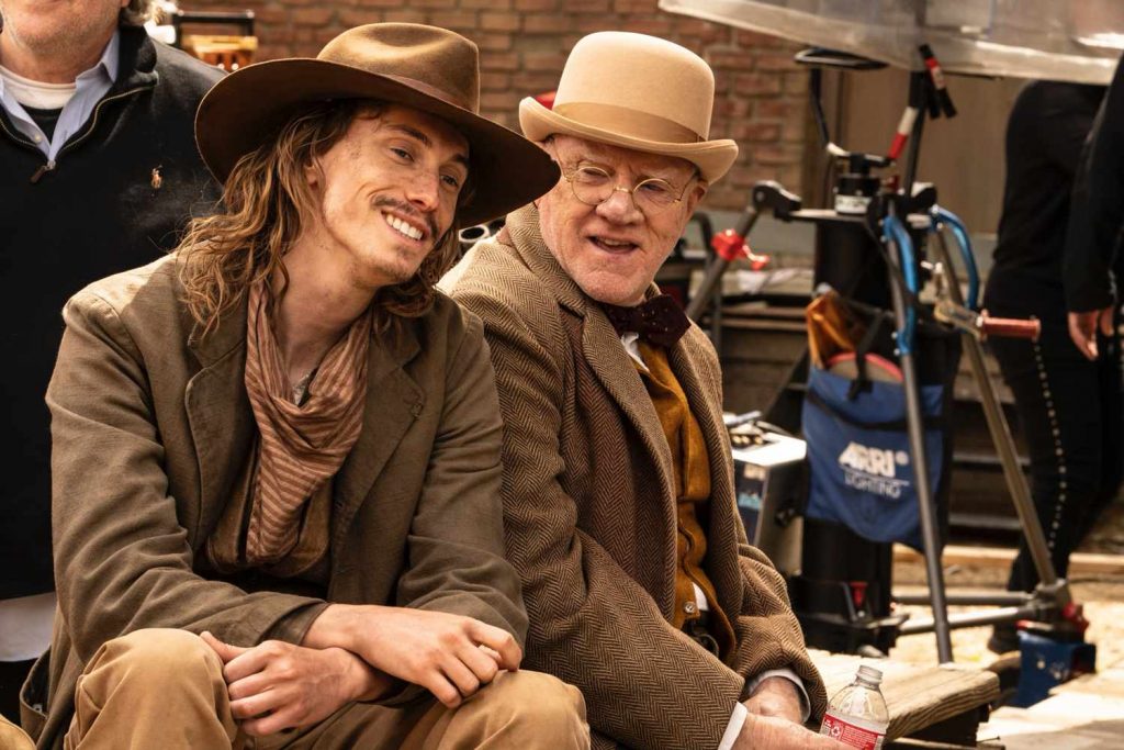 James Paxton and Malcolm McDowell in "Last Train to Fortune"