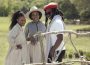 Demi Singleton, Lauren E. Banks and Damian Marcano of "Lawmen: Bass Reeves."