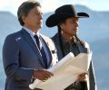 Gil Birmingham and Mo Brings Plenty in "Yellowstone"