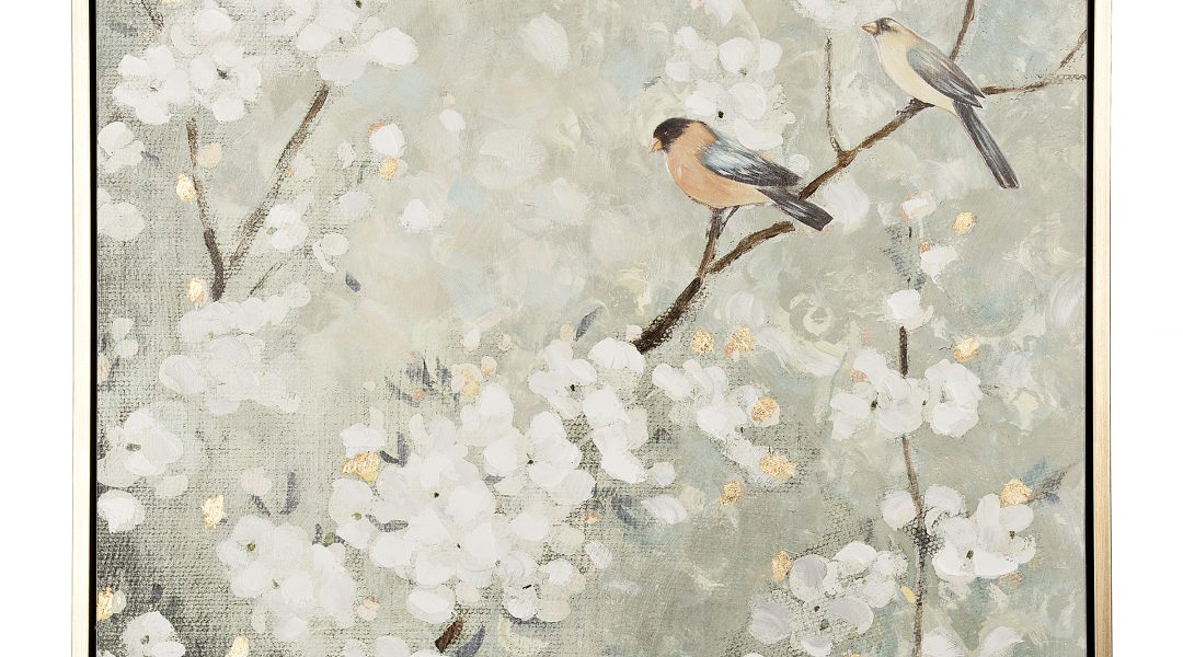 Cherry Blossoms Framed Canvas Art Print Cowboys and Indians Magazine