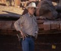 Zahn McClarnon as Joe Leaphorn in "Dark Winds"
