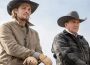 Luke Grimes and Kevin Costner in "Yellowstone"